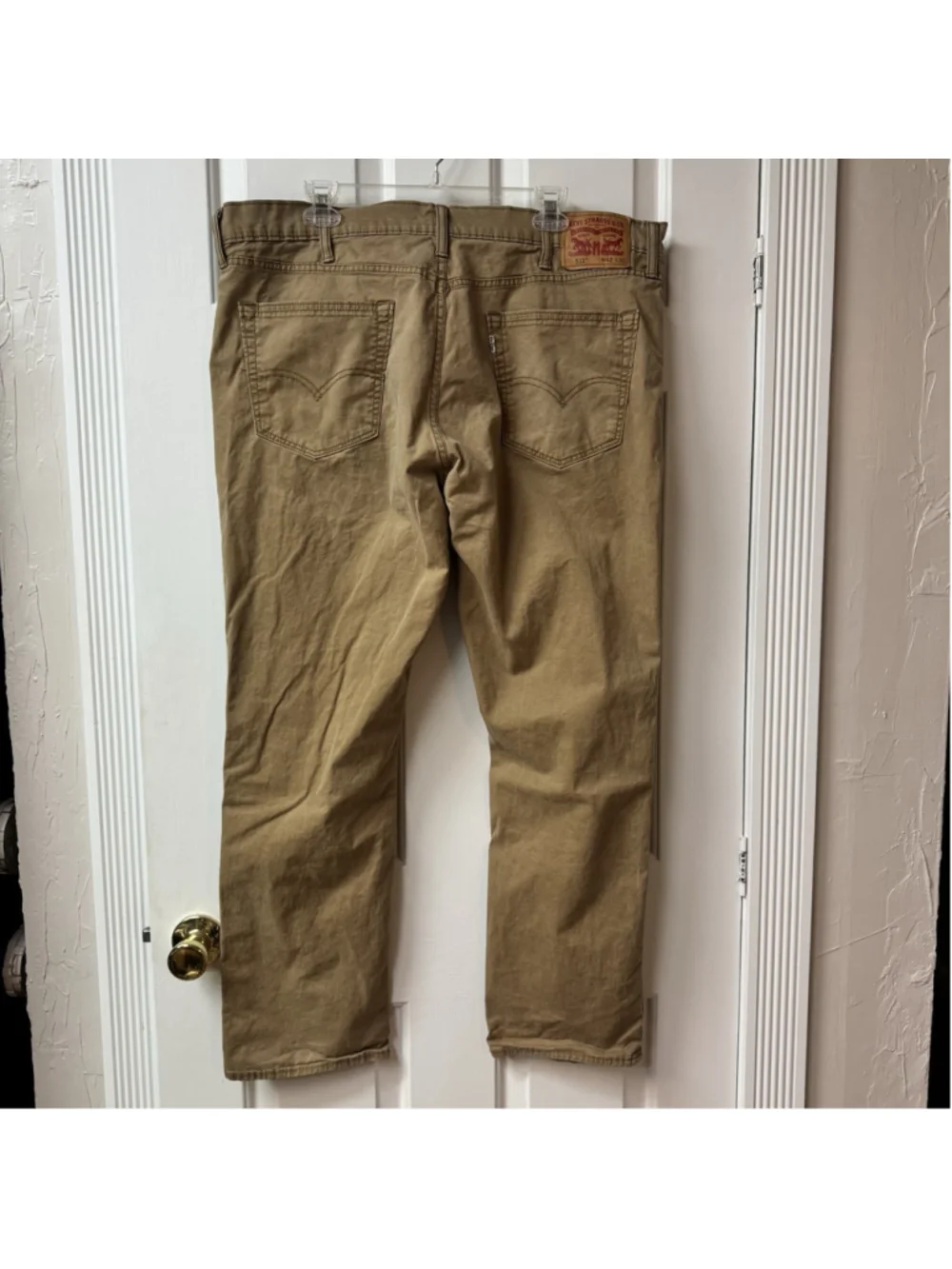 Levi's 511 Tan Jeans Men’s 42x30 Cotton Blend Straight Leg